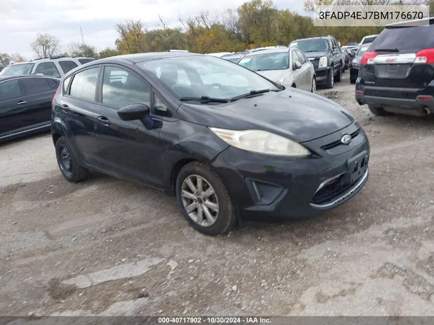 2011 Ford Fiesta Se VIN: 3FADP4EJ7BM176670 Lot: 40717902