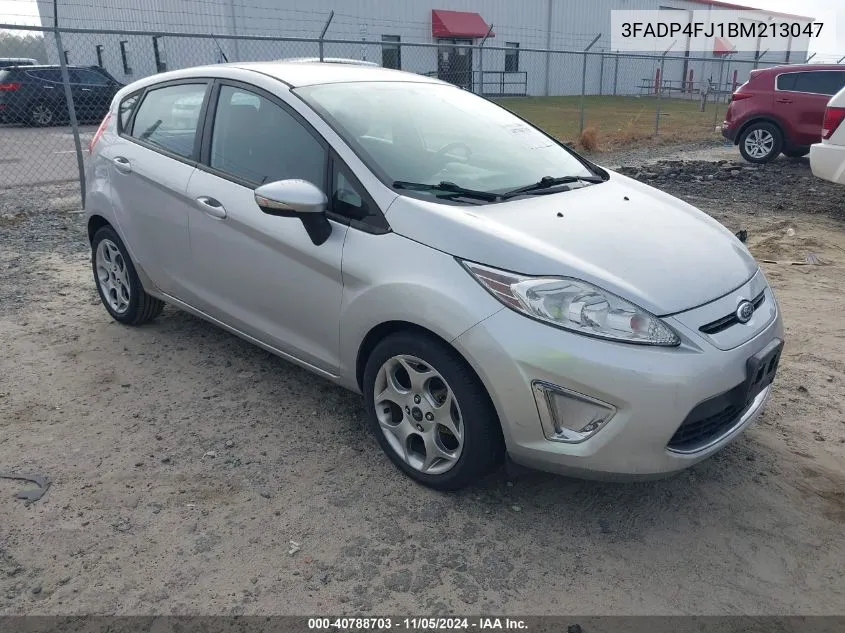 2011 Ford Fiesta Ses VIN: 3FADP4FJ1BM213047 Lot: 40788703