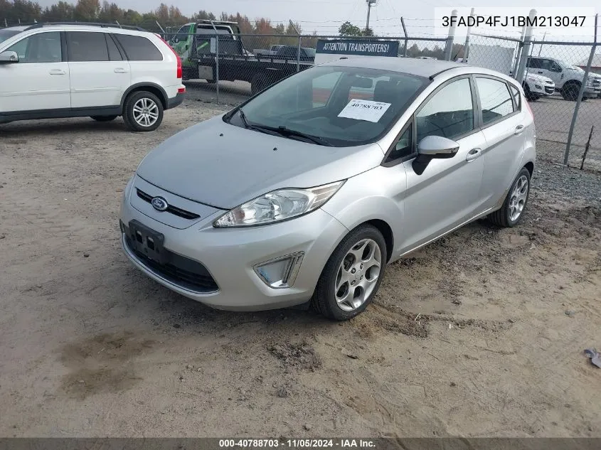 2011 Ford Fiesta Ses VIN: 3FADP4FJ1BM213047 Lot: 40788703