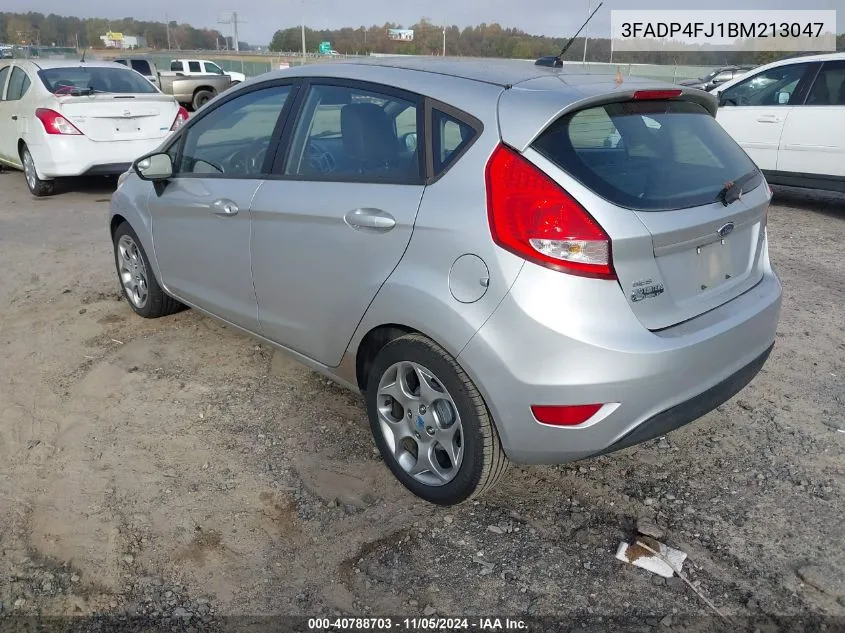 2011 Ford Fiesta Ses VIN: 3FADP4FJ1BM213047 Lot: 40788703