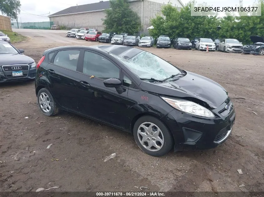 2012 Ford Fiesta Se VIN: 3FADP4EJ9CM106377 Lot: 39711678