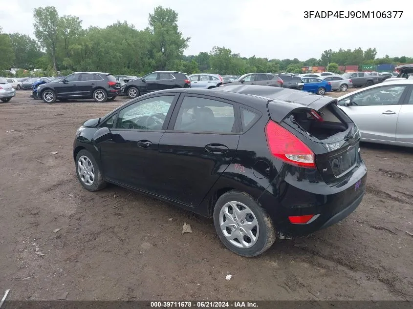 2012 Ford Fiesta Se VIN: 3FADP4EJ9CM106377 Lot: 39711678