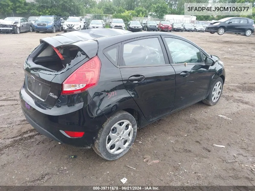 2012 Ford Fiesta Se VIN: 3FADP4EJ9CM106377 Lot: 39711678