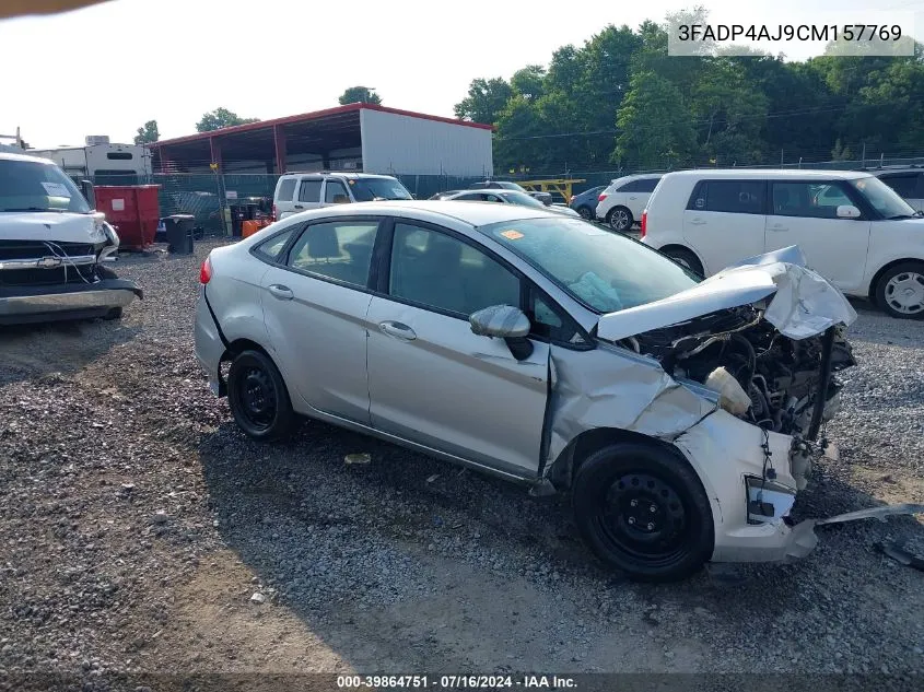 2012 Ford Fiesta S VIN: 3FADP4AJ9CM157769 Lot: 39864751