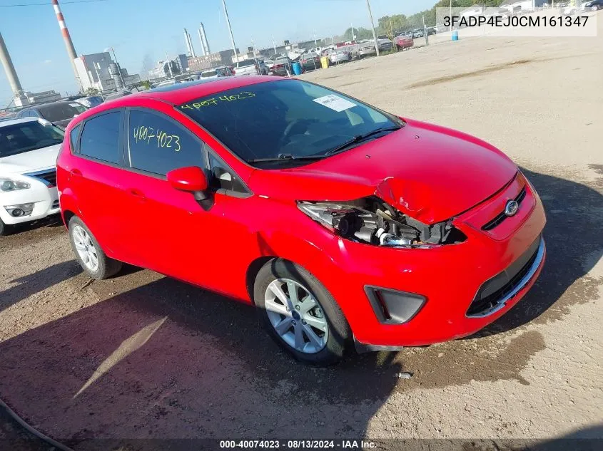 2012 Ford Fiesta Se VIN: 3FADP4EJ0CM161347 Lot: 40074023