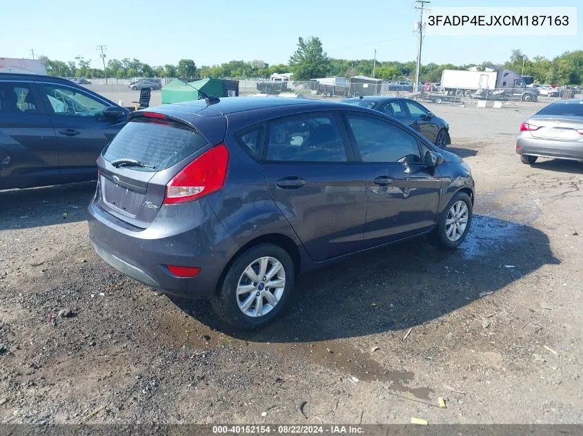 3FADP4EJXCM187163 2012 Ford Fiesta Se