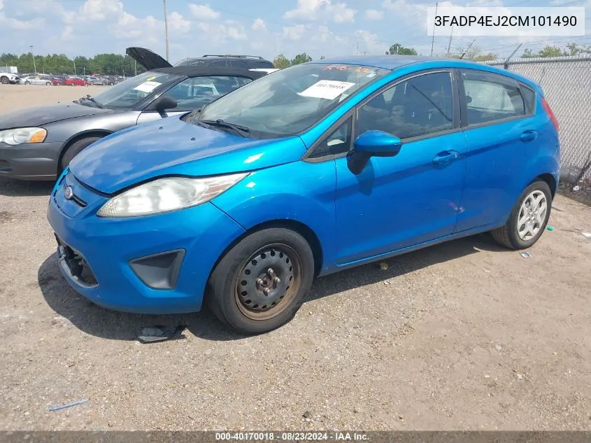 3FADP4EJ2CM101490 2012 Ford Fiesta Se