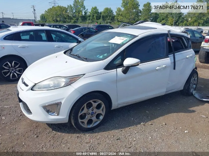 2012 Ford Fiesta Ses VIN: 3FADP4FJ4CM176271 Lot: 40174990