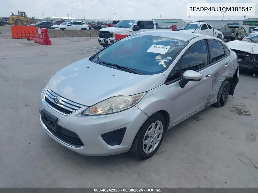 2012 Ford Fiesta Se VIN: 3FADP4BJ1CM185547 Lot: 40242925