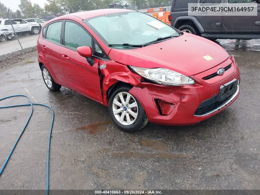 2012 Ford Fiesta Se VIN: 3FADP4EJ9CM164957 Lot: 40410663