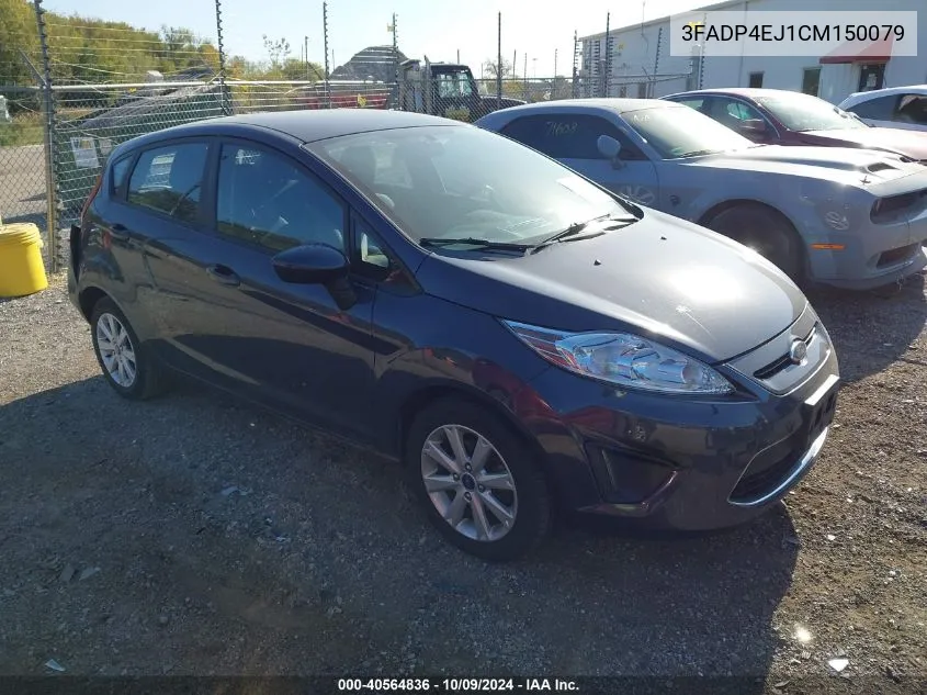 2012 Ford Fiesta Se VIN: 3FADP4EJ1CM150079 Lot: 40564836