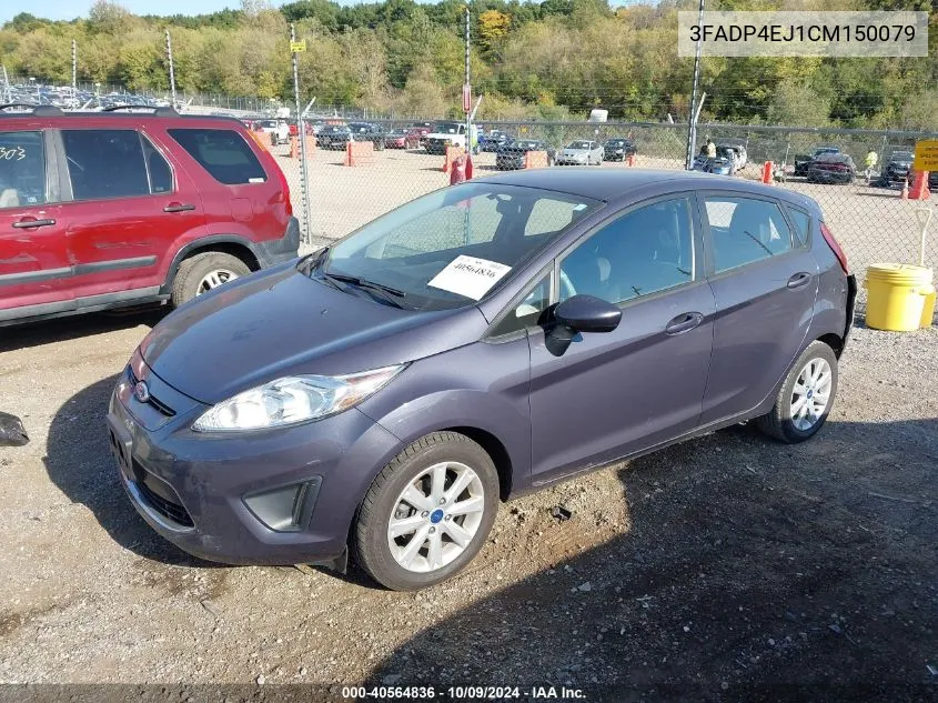 2012 Ford Fiesta Se VIN: 3FADP4EJ1CM150079 Lot: 40564836