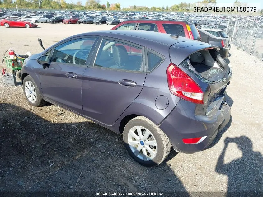 2012 Ford Fiesta Se VIN: 3FADP4EJ1CM150079 Lot: 40564836