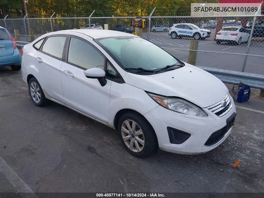 2012 Ford Fiesta Se VIN: 3FADP4BJ6CM101089 Lot: 40577141