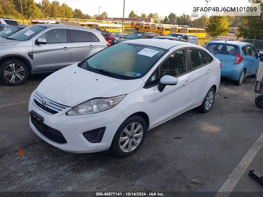 2012 Ford Fiesta Se VIN: 3FADP4BJ6CM101089 Lot: 40577141