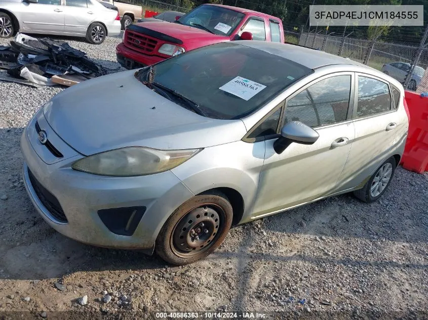 2012 Ford Fiesta Se VIN: 3FADP4EJ1CM184555 Lot: 40586363