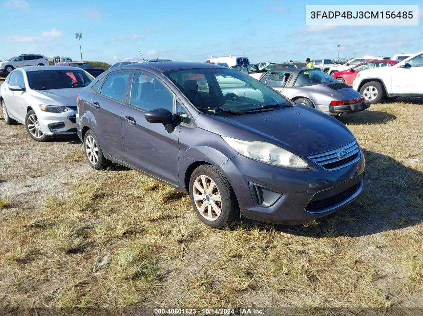 2012 Ford Fiesta Se VIN: 3FADP4BJ3CM156485 Lot: 40601623