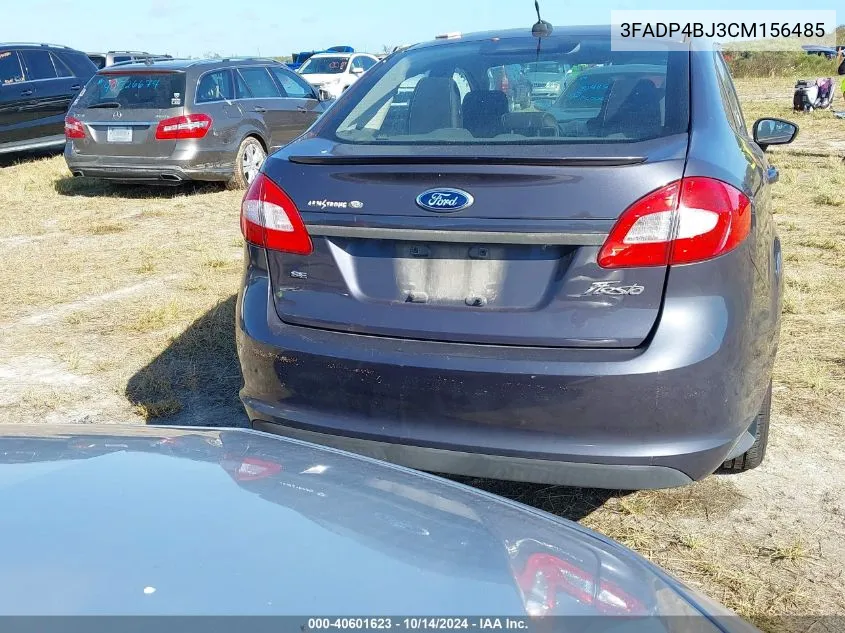 2012 Ford Fiesta Se VIN: 3FADP4BJ3CM156485 Lot: 40601623