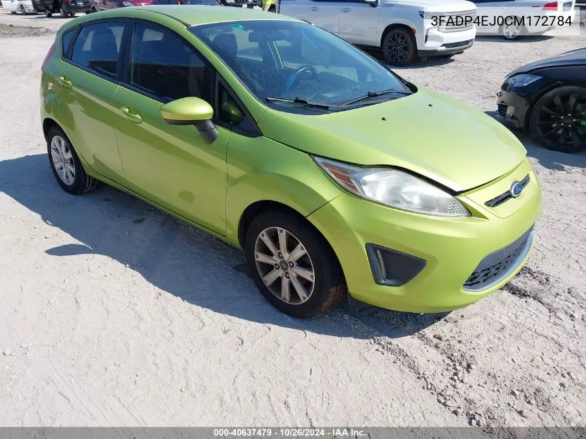 2012 Ford Fiesta Se VIN: 3FADP4EJ0CM172784 Lot: 40637479