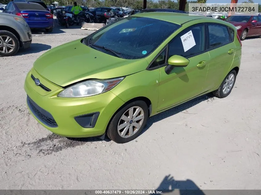 2012 Ford Fiesta Se VIN: 3FADP4EJ0CM172784 Lot: 40637479