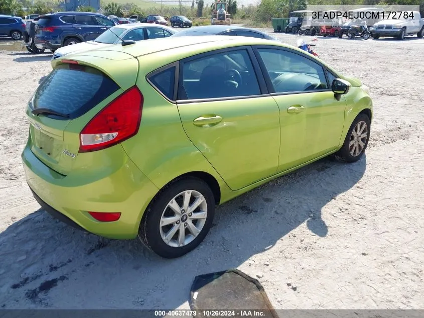 2012 Ford Fiesta Se VIN: 3FADP4EJ0CM172784 Lot: 40637479