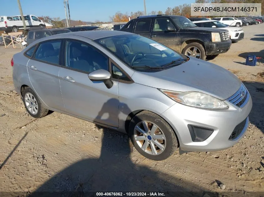 2012 Ford Fiesta Se VIN: 3FADP4BJ4CM146371 Lot: 40676062