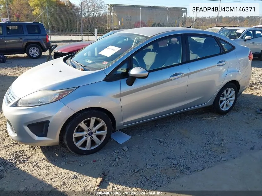 2012 Ford Fiesta Se VIN: 3FADP4BJ4CM146371 Lot: 40676062