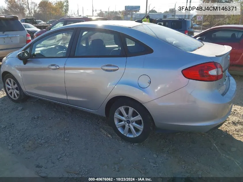 2012 Ford Fiesta Se VIN: 3FADP4BJ4CM146371 Lot: 40676062