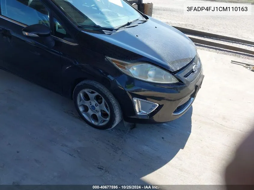 2012 Ford Fiesta Ses VIN: 3FADP4FJ1CM110163 Lot: 40677595