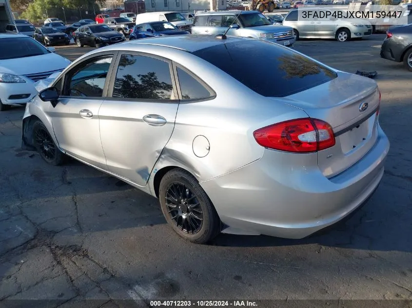 2012 Ford Fiesta Se VIN: 3FADP4BJXCM159447 Lot: 40712203