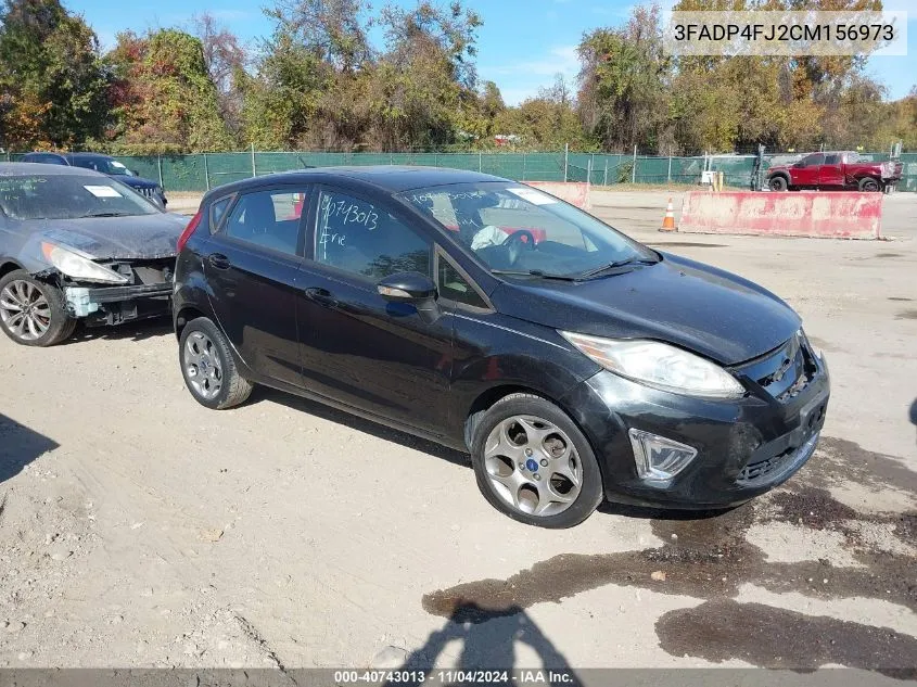 2012 Ford Fiesta Ses VIN: 3FADP4FJ2CM156973 Lot: 40743013