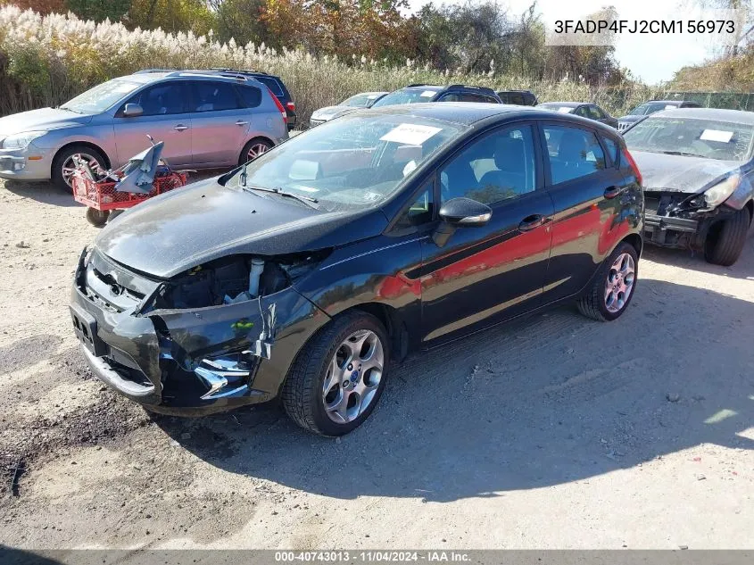 2012 Ford Fiesta Ses VIN: 3FADP4FJ2CM156973 Lot: 40743013