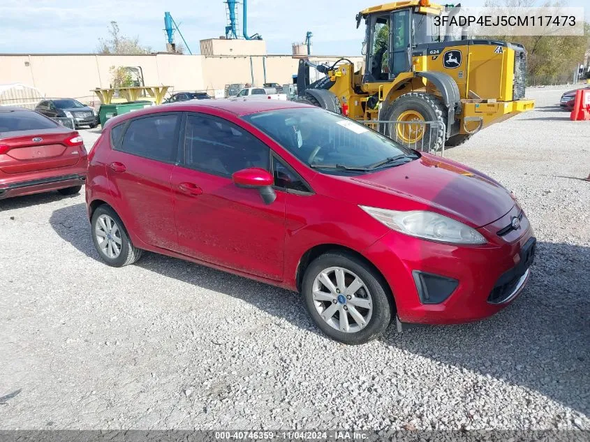 2012 Ford Fiesta Se VIN: 3FADP4EJ5CM117473 Lot: 40746359