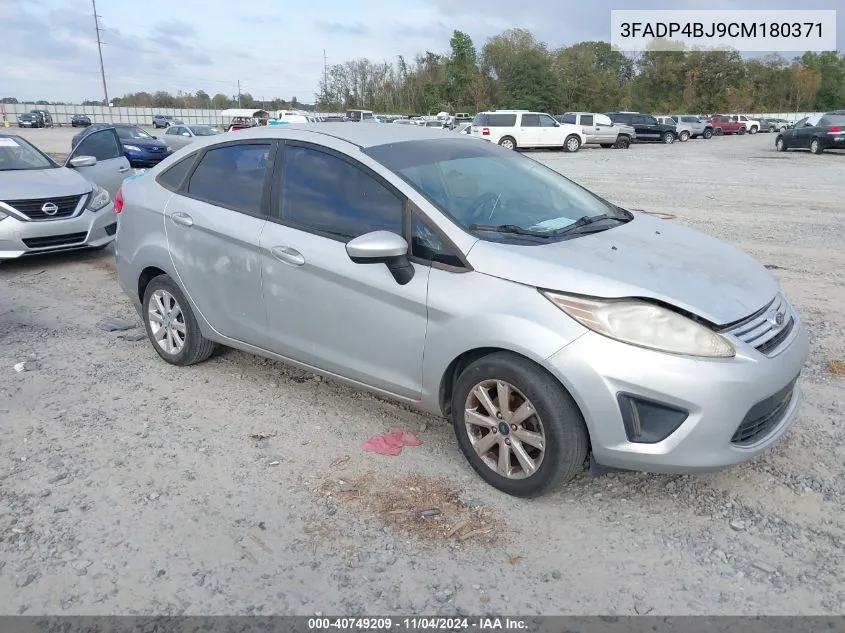 2012 Ford Fiesta Se VIN: 3FADP4BJ9CM180371 Lot: 40749209