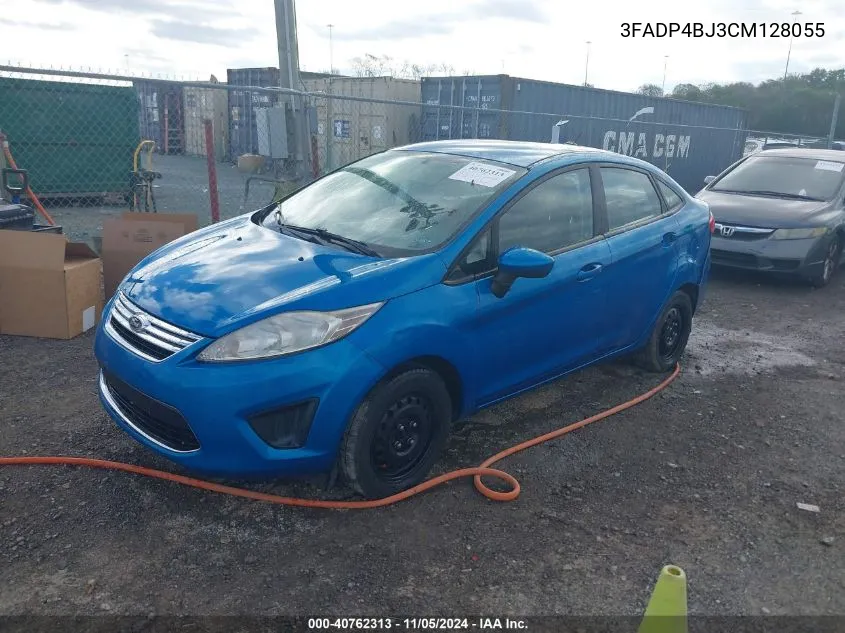 2012 Ford Fiesta Se VIN: 3FADP4BJ3CM128055 Lot: 40762313