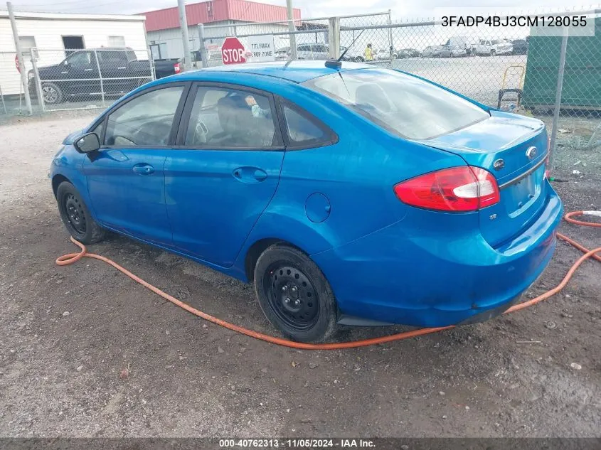 2012 Ford Fiesta Se VIN: 3FADP4BJ3CM128055 Lot: 40762313