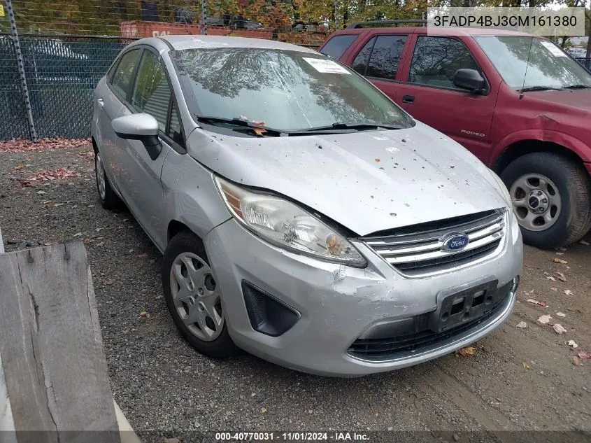 2012 Ford Fiesta Se VIN: 3FADP4BJ3CM161380 Lot: 40770031