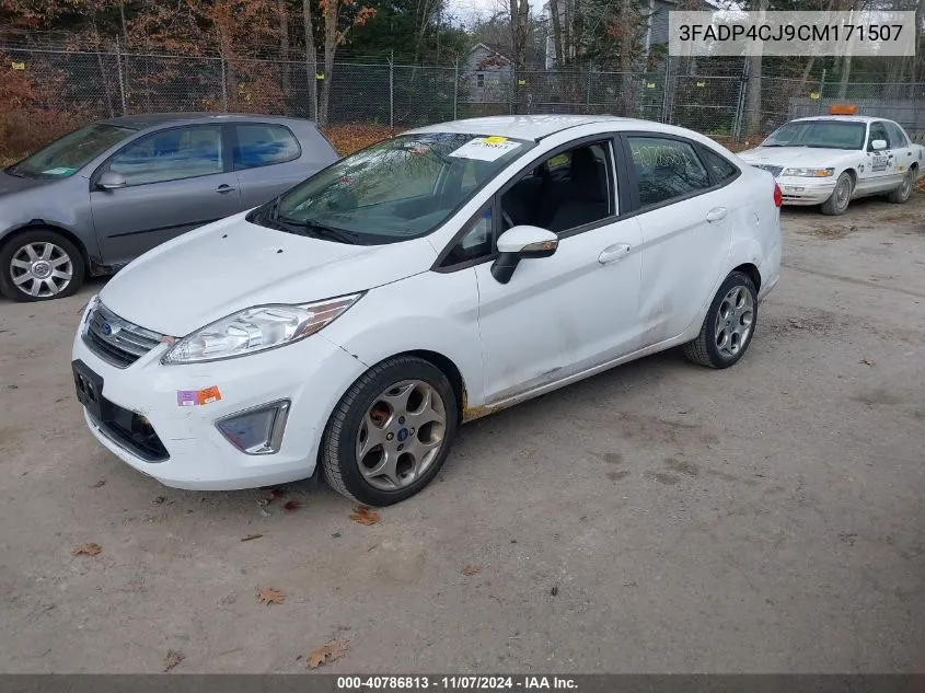 2012 Ford Fiesta Sel VIN: 3FADP4CJ9CM171507 Lot: 40786813