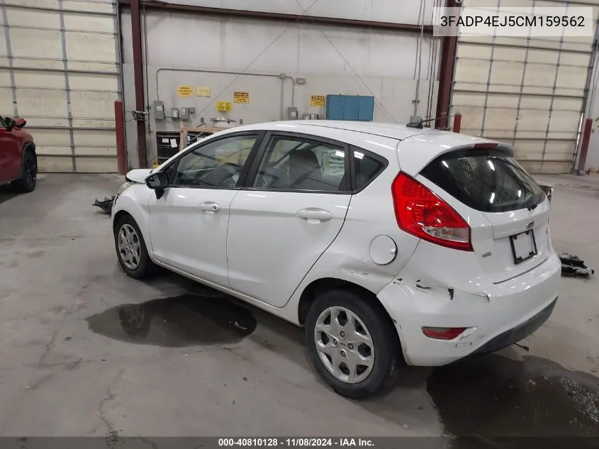 2012 Ford Fiesta Se VIN: 3FADP4EJ5CM159562 Lot: 40810128