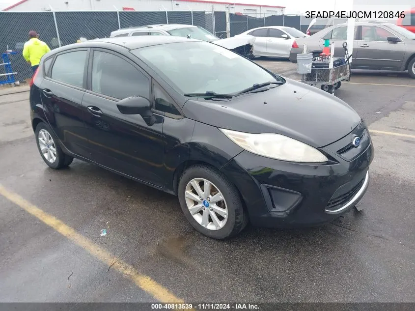 2012 Ford Fiesta Se VIN: 3FADP4EJ0CM120846 Lot: 40813539