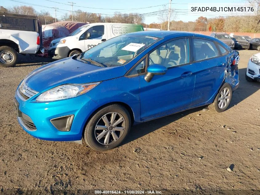 2012 Ford Fiesta Se VIN: 3FADP4BJ1CM145176 Lot: 40816424