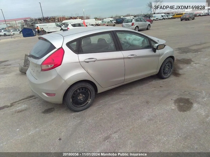 2013 Ford Fiesta Se VIN: 3FADP4EJXDM169828 Lot: 20180056