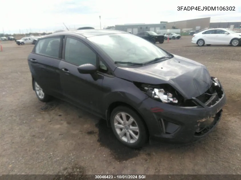 2013 Ford Fiesta Se VIN: 3FADP4EJ9DM106302 Lot: 30046423