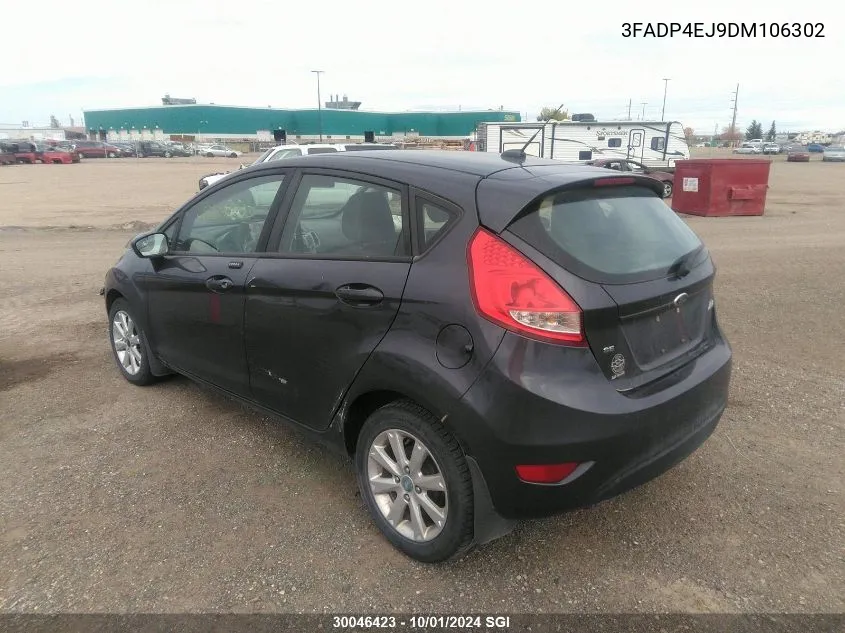 2013 Ford Fiesta Se VIN: 3FADP4EJ9DM106302 Lot: 30046423