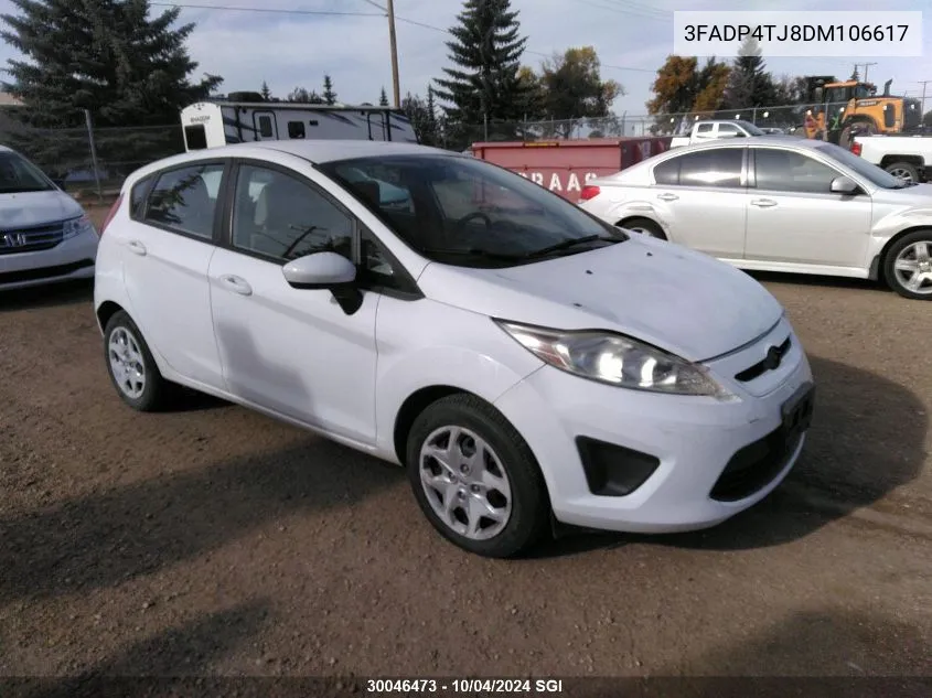 2013 Ford Fiesta S VIN: 3FADP4TJ8DM106617 Lot: 30046473