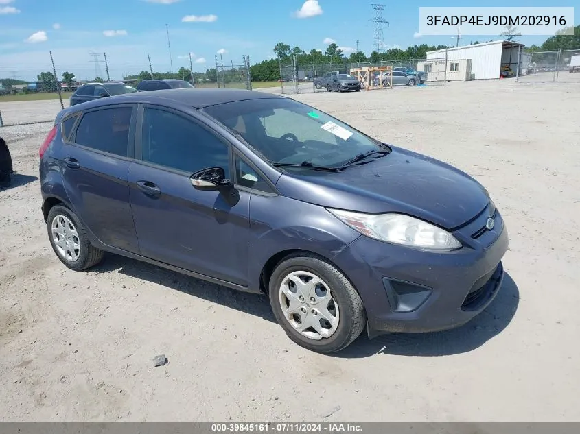 2013 Ford Fiesta Se VIN: 3FADP4EJ9DM202916 Lot: 39845161