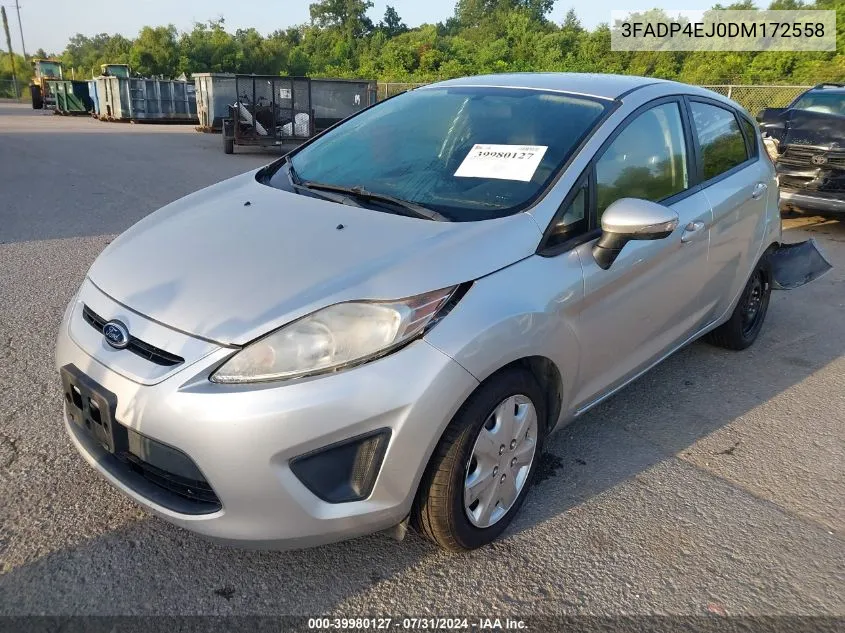 2013 Ford Fiesta Se VIN: 3FADP4EJ0DM172558 Lot: 39980127