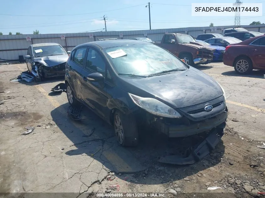 3FADP4EJ4DM174443 2013 Ford Fiesta Se