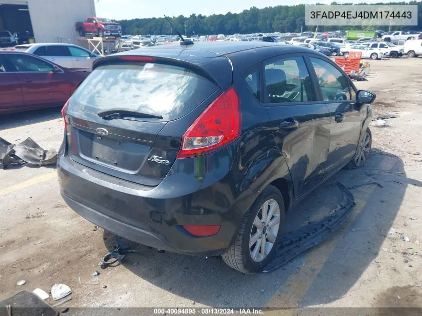 2013 Ford Fiesta Se VIN: 3FADP4EJ4DM174443 Lot: 40094895