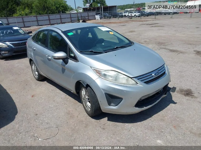 2013 Ford Fiesta Se VIN: 3FADP4BJ7DM204569 Lot: 40094986